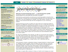 Tablet Screenshot of powermonitoring.com